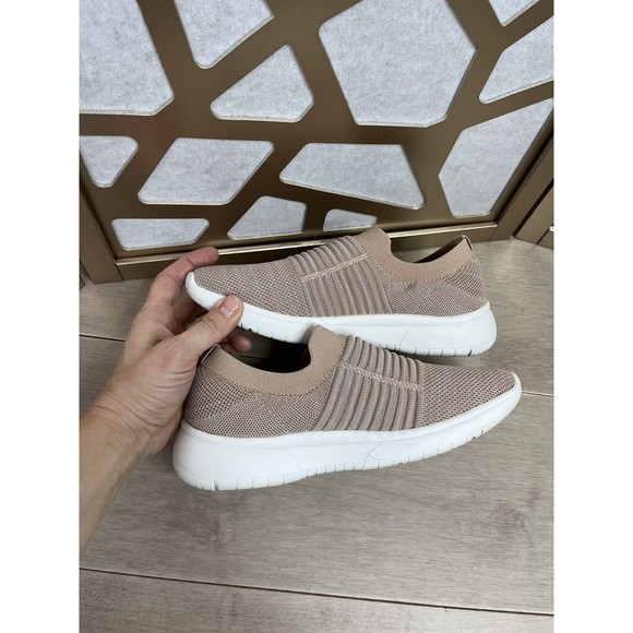 Blondo Karen Waterproof Slip-On Sneaker Women 7 M Pink Heathered Knit - Picture 5 of 10